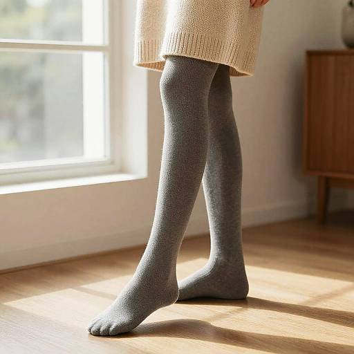 Cozy Knitwear and Ballet Flats Scene