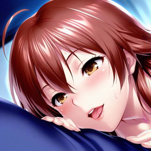 Illustration of Amagase touma, idolmaster in the style of Zen (kamuro)