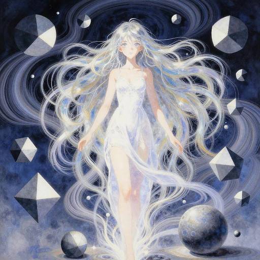 Ethereal Sci-Fi Fantasy Enchantress