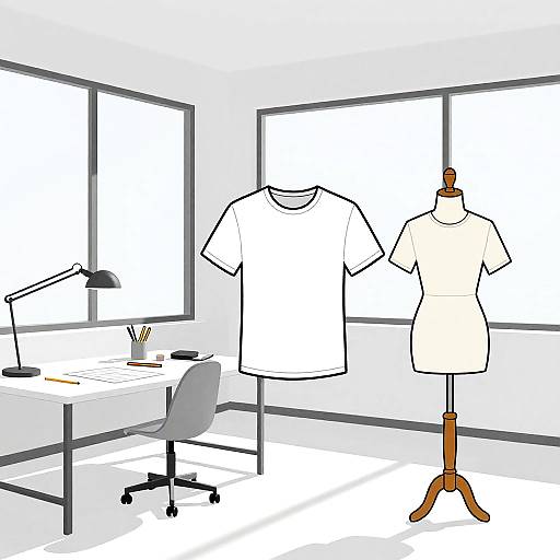 Minimalist Modern T-Shirt Design Studio