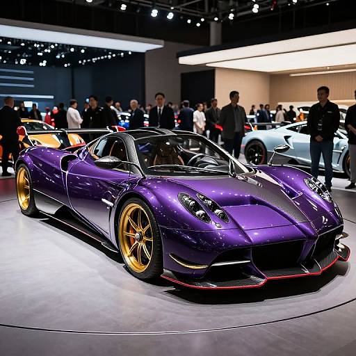 Shimmering Purple Pagani Huayra BC