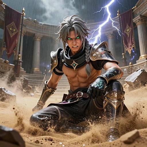 Furious Aether in Storm-Battered Colosseum