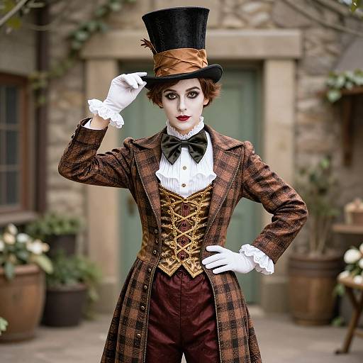 Mad Hatter Alice Wonderland Costume