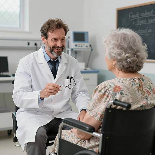 Caring Doctor and Patient Interaction