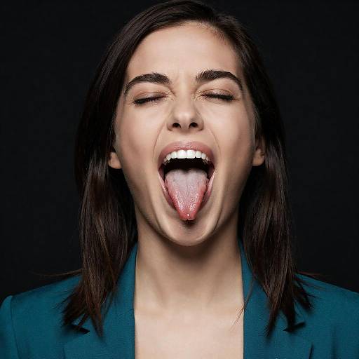 Playfully Silly Portrait of a Woman