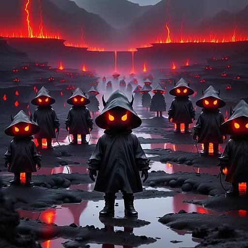 Rorschach Adorable Big-Eyed Devil Monsters