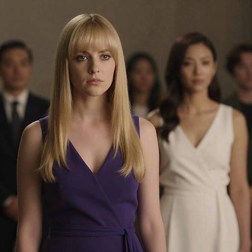 Elegant Contrast: Women in Dim Lighting