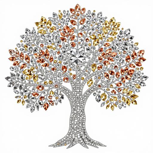Swarovski Crystal Tree of Unity