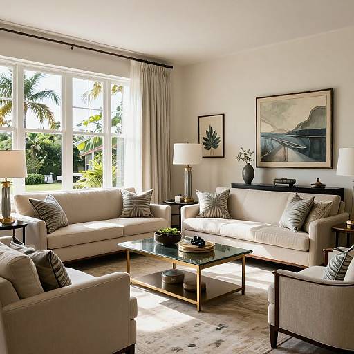 Palm Beach Traditional Living Room Design