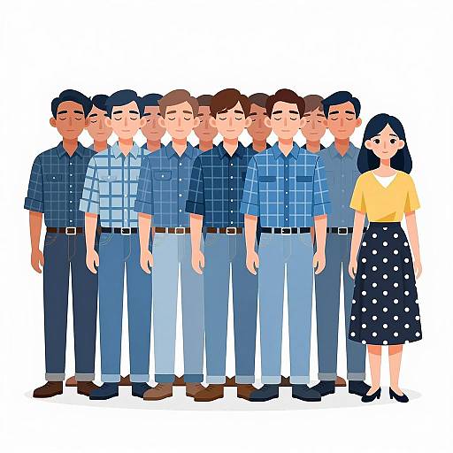 Identical Men and One Unique Woman