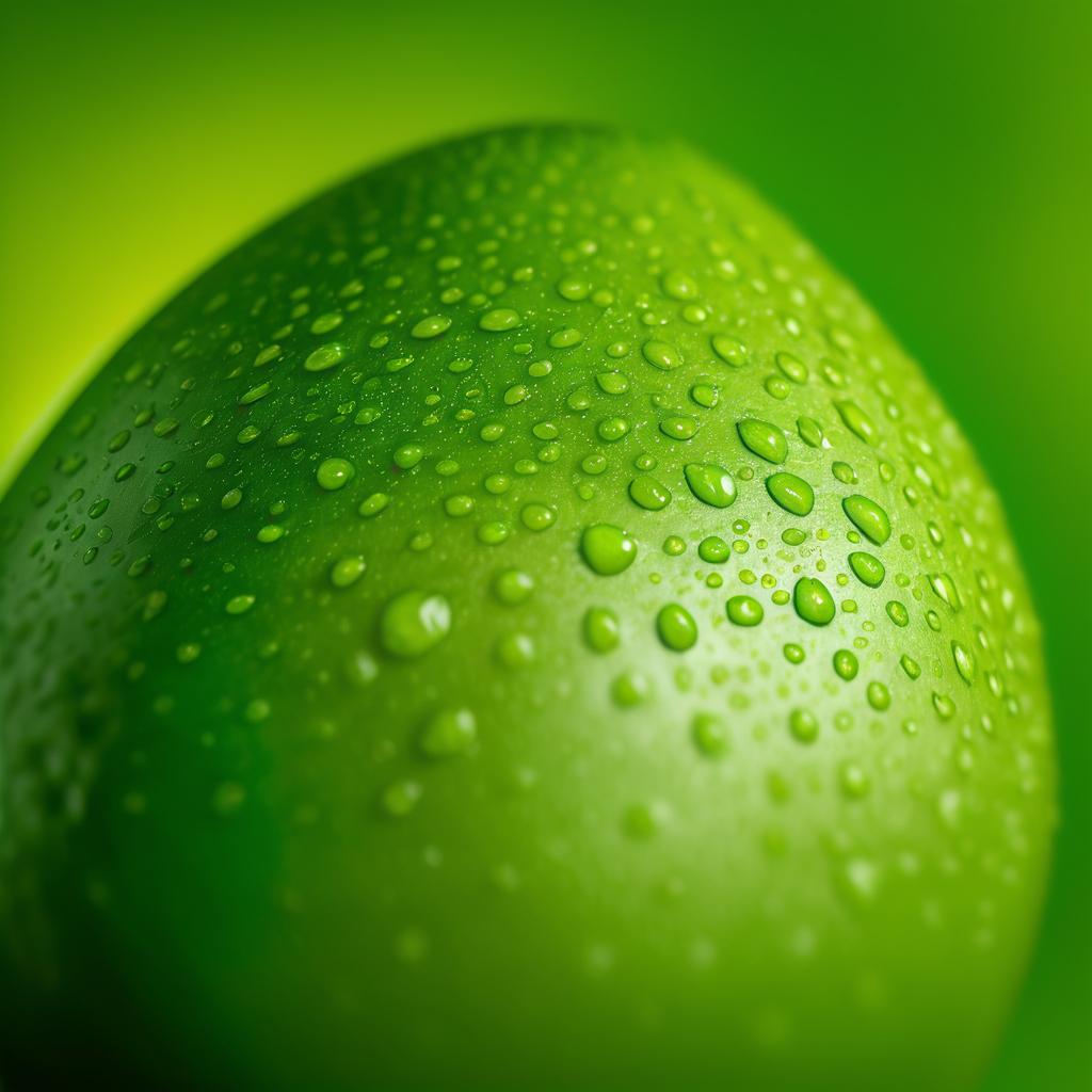 Macro Photography of a Fresh Avocado