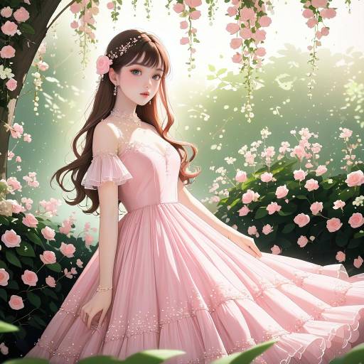 Elegant Teenage Muse in Dreamy Setting Elegant Teenage Muse in Dreamy Setting