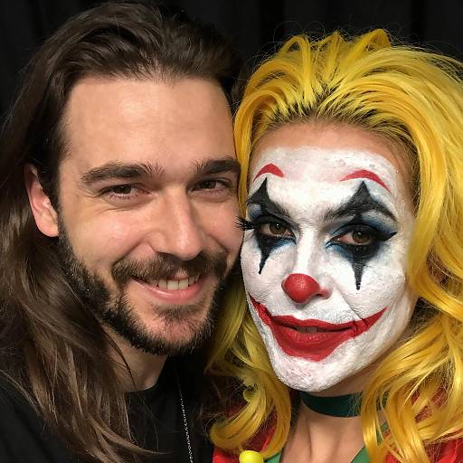 Close-Up Portrait of Unique Couple