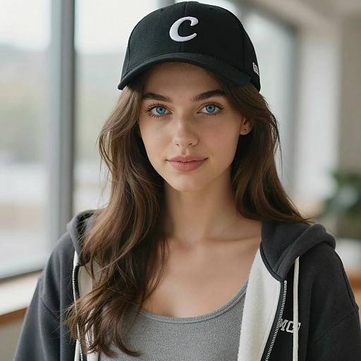 Portrait of Young Woman in Casual Wear