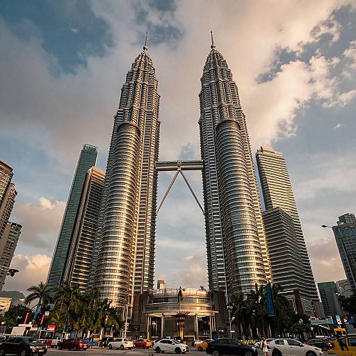 Twin Towers Malaysia at Golden Hour