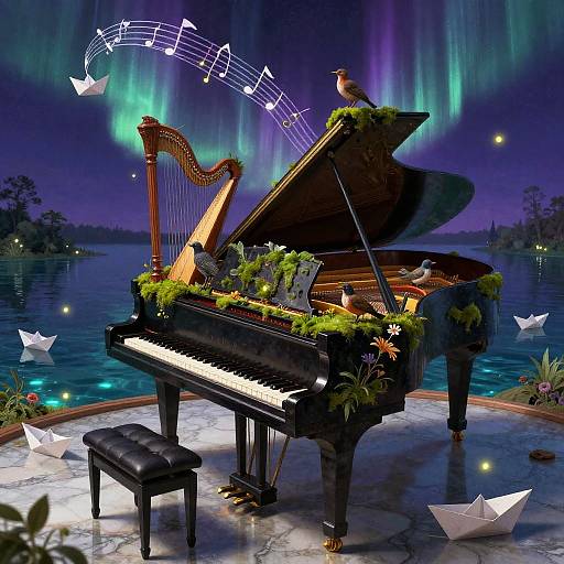 Surreal Grand Piano Orchestra with Ecosystems