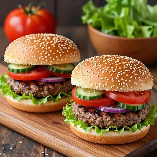 Freshly Assembled Gourmet Burgers