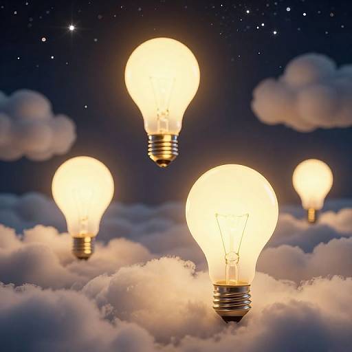 Luminous Giant Lightbulbs in Clouds