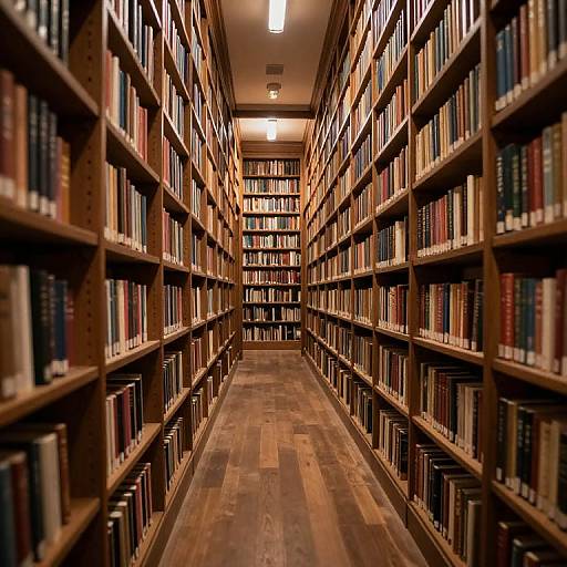 Endless Timeless Library Corridor