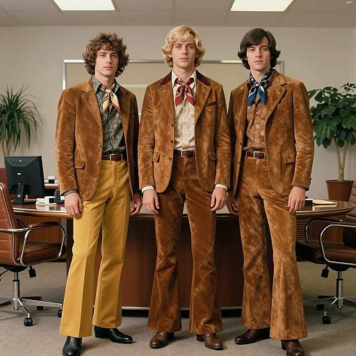 Retro 1970s Men's Fashion Editorial
