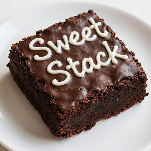 Dark Chocolate Brownie Sweet Stack