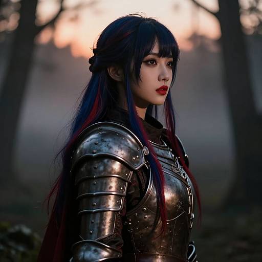 Stunning Korean Templar Knight Portrait