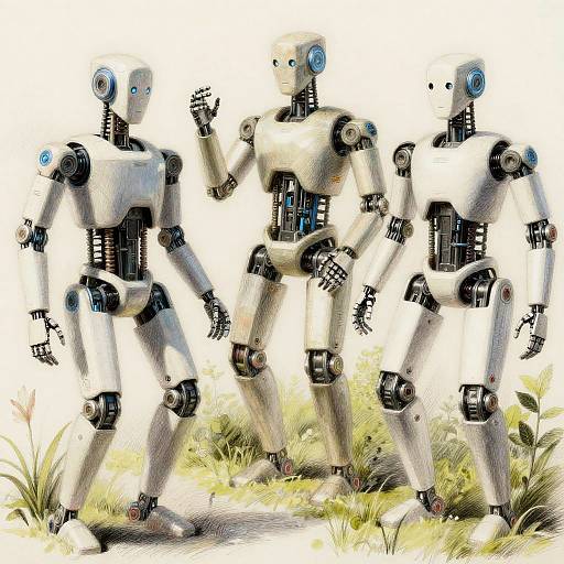 Humanoid Robots Embracing Nature