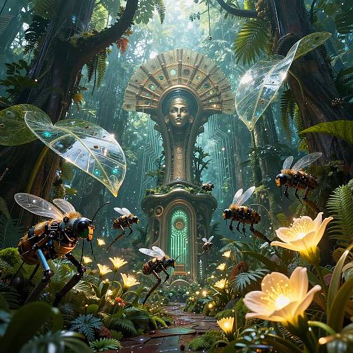 Futuristic Garden of Eden Canopy