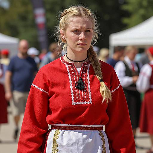 Traditional Celtic Festival Costume Photography