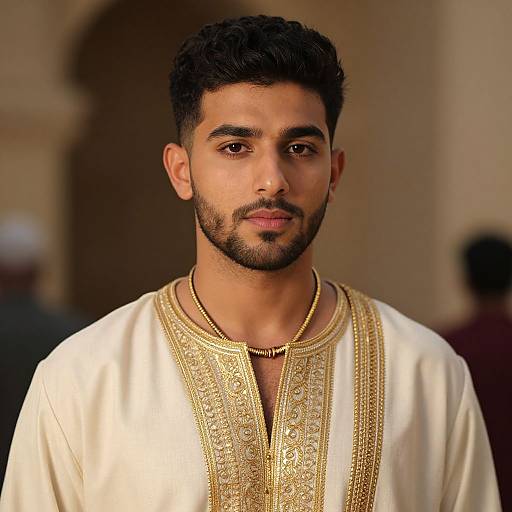 Realistic Arabian Nights Male Portrait