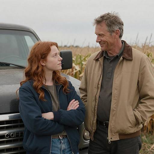 Cornfield Portrait: A Moment Shared