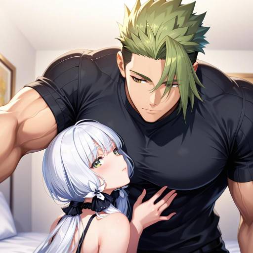 Illustration of Achilles (fate), fate (series) in the style of Rei (rei's room)