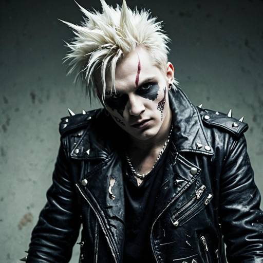 Zombie King Cosplay with Spiked Hair