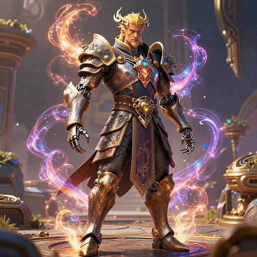 Mystical Warrior AI Fusion Generator