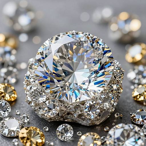 Stunning Hyperrealistic Gemstone Composition