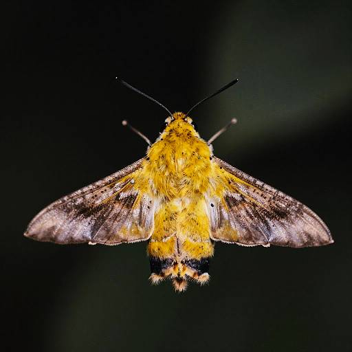 Ultra-Realistic Hummingbird Moth Macro