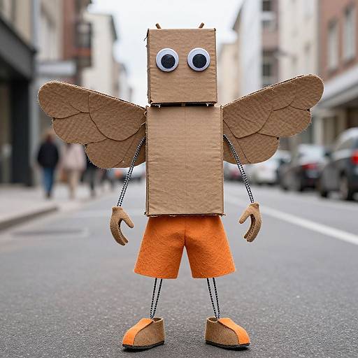 DIY Fly Guy Costume with Textured Wings
