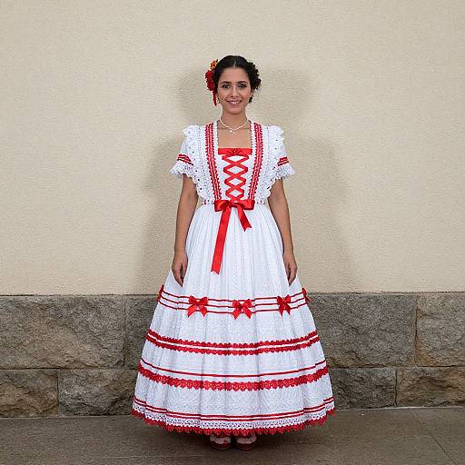 Traditional Southern Wedding Dress Portrait