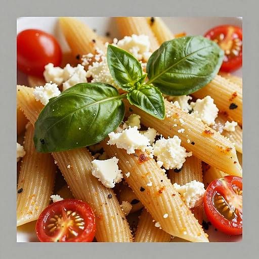 Vibrant Close-Up of Pasta Dish