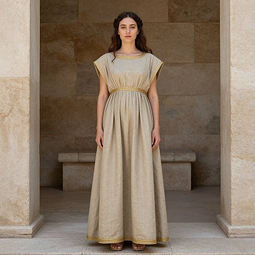Woman in Ancient Greek Costume