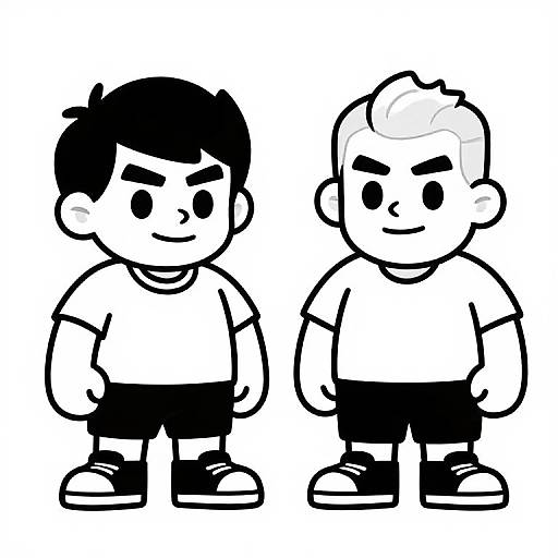 Ratchet and Clank Ink Drawing