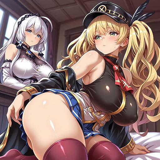 Illustration of Monika weisswind, granblue fantasy in the style of Konno tohiro