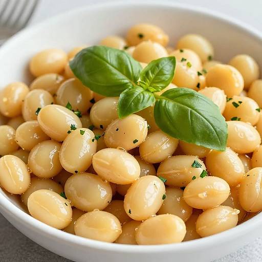 Golden Butter Beans with Fresh Herbs
