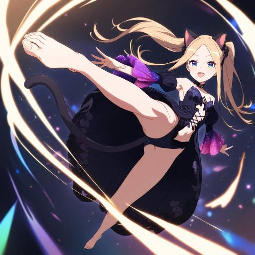 Ethereal Abigail in an Opulent Ballroom