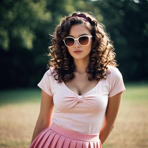 Realistic Outdoor Girl in Costume