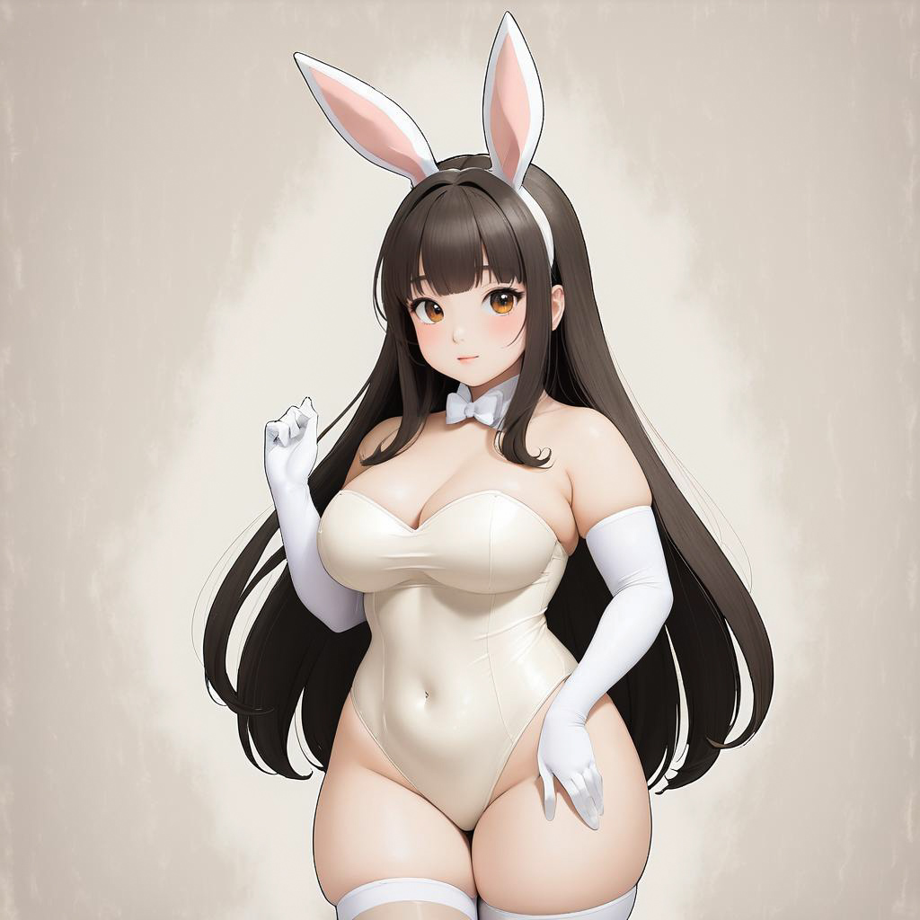 Whimsical Bunny Girl Cosplay Concept