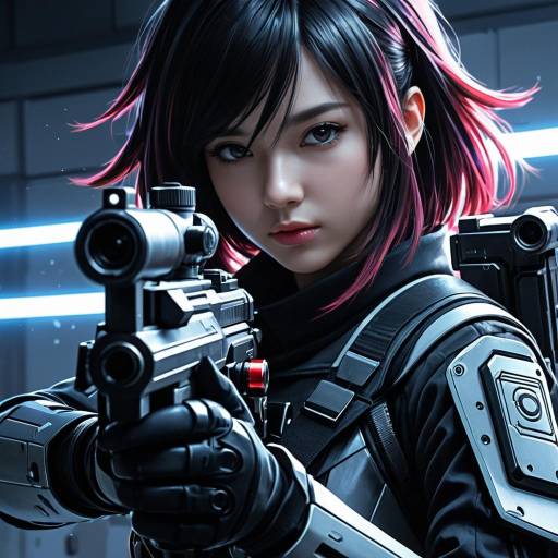 Anime Sci-Fi Sharpshooter Girl