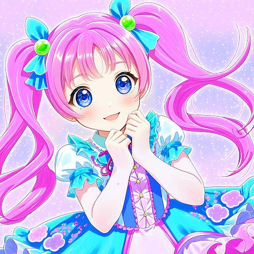 Illustration of Amahane madoka, aikatsu! (series) in the style of Hato haru