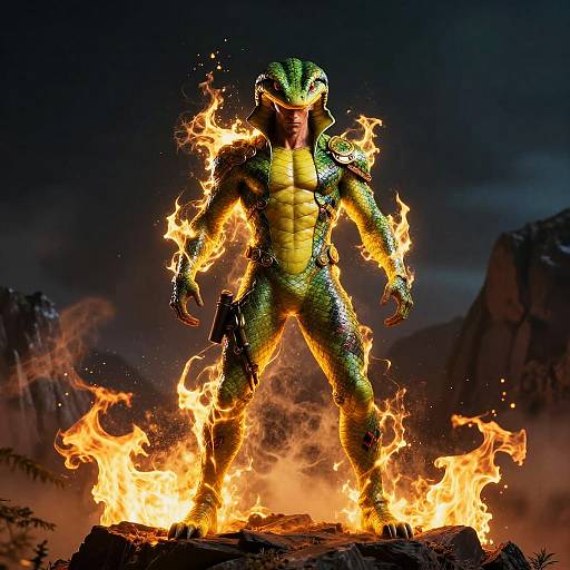 Bushmaster Suit Warrior on Mountain