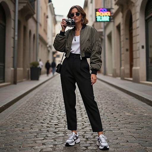 Street Chic European Woman Photography